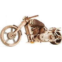 Дерев'яний 3D конструктор Ukrainian Gears Механічний Байк (70051)