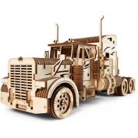 Деревянный 3D конструктор Ukrainian Gears Тягач VM-03 механический (70056)