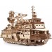 Деревянный 3D конструктор Ukrainian Gears Научно-исследовательское судно, 575 деталей (70135) title=