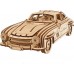 Деревянный 3D конструктор Ukrainian Gears Крылатое спорткупе механический (70205) title=