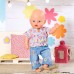 Одяг для ляльок Baby Born Квітковий джинс (832677) title=
