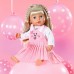 Платье BABY born Розовое с зайкой для кукол 43 см (832868) title=