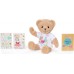 Мягкая игрушка Baby Born Медвежонок Тедди, 36 см, с ромпером и альбомом (834435) title=