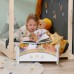 Кроватка для куклы BABY born Сон на радуге с музыкой и наклейками (835999) title=