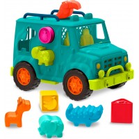 Игровой набор Battat Грузовик Сафари сортер, цвет море, 30.5 см (BX2024Z)
