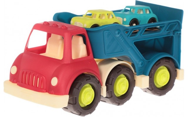 Игровой набор Battat Автовоз S2 с 2 машинками, 34 см (BX2242Z)