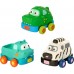 Игровой набор Battat Lite Автопарк сафари, 3 инерционные машинки (BT1835Z) title=