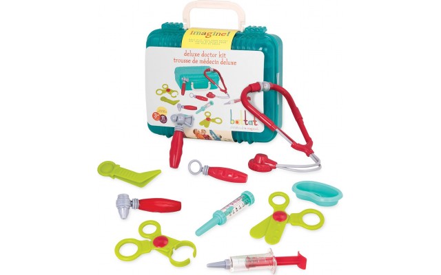 Игровой набор Battat Lite Чемодан врача с аксессуарами, 24х10х21 см (BT4537Z)