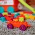 Конструктор Battat Lite Архитектор оранжевая тележка, 54 детали (BT4539Z) title=