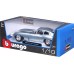 Автомодель Bburago Jaguar E-Type Coupe 1961, 1:18, синяя, металл (18-12044) title=