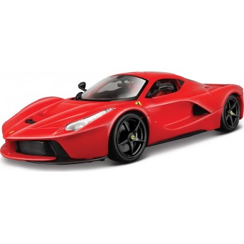Автомодель Bburago LaFerrari красная, 1:18, металл, двери открываются (18-16001)