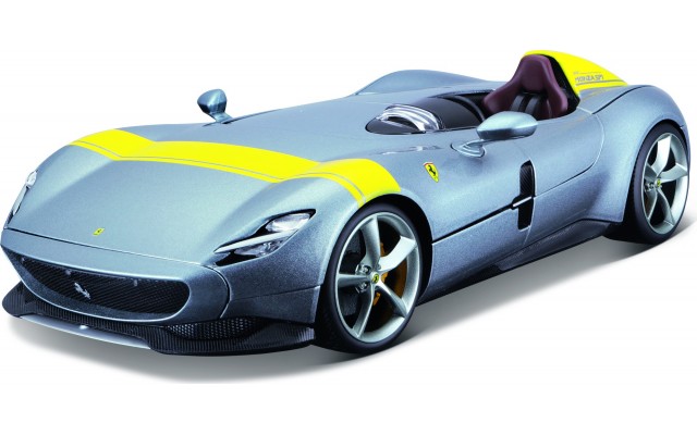 Автомодель Bburago Ferrari Monza SP1, 1:18, металл, серый (18-16013)