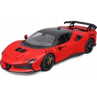 Автомодель Bburago Ferrari SF90 XX Stradale, 1:18, красная, металл (18-16020)