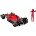 Автомодель Bburago Ferrari SF-23 с фигуркой, 1:24, красная (18-26809) title=