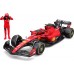 Автомодель Bburago Ferrari SF-23 с фигуркой, 1:24, красная (18-26809) title=