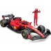 Автомодель Bburago Ferrari SF-23 с фигуркой, 1:24, красная (18-26809) title=