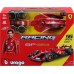 Конструктор Bburago Ferrari SF-24 1:24, красный, металлический корпус (18-26859) title=