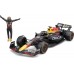 Автомодель Bburago Red Bull Racing RB19 с фигуркой, 1:24, черная (18-28036) title=