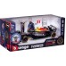 Автомодель Bburago Red Bull Racing RB19 с фигуркой, 1:24, черная (18-28036) title=
