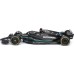 Автомодель Bburago Mercedes-AMG F1 W14 E Performance с фигуркой, 1:24, чёрная (18-28037) title=