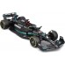 Автомодель Bburago Mercedes-AMG F1 W14 E Performance с фигуркой, 1:24, чёрная (18-28037) title=