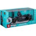 Автомодель Bburago Mercedes-AMG F1 W14 E Performance с фигуркой, 1:24, чёрная (18-28037) title=