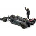 Автомодель Bburago Mercedes-AMG F1 W14 E Performance с фигуркой, 1:24, чёрная (18-28037) title=