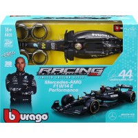 Конструктор Bburago Mercedes-AMG F1 W14 Performance, 1:24, черный (18-28510)