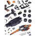 Конструктор Bburago McLaren MCL38, 1:24, черный с оранжевым (18-28511) title=
