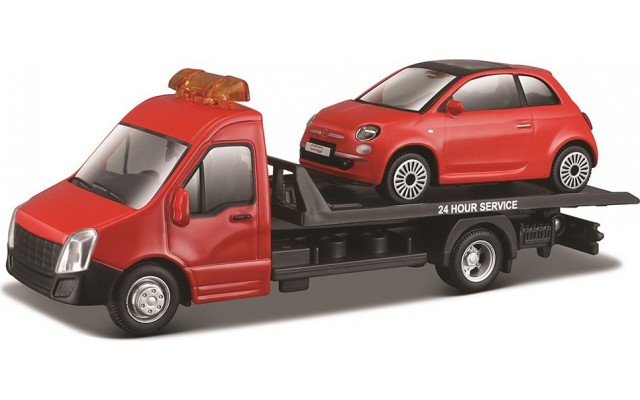 Ігровий набір Bburago автоперевізник з автомоделью Fiat 1:43 (18-31402)