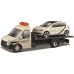 Игровой набор Bburago автоперевозчик с VW Polo GTI 1:43 (18-31403) title=