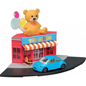 Игровой набор Bburago City Магазин игрушек с авто Volkswagen 1:43 (18-31510)