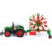 Ігрова модель Bburago Трактор Fendt 1050 Vario з граблями 10 см (18-31665) title=