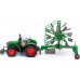 Ігрова модель Bburago Трактор Fendt 1050 Vario з граблями 10 см (18-31665) title=