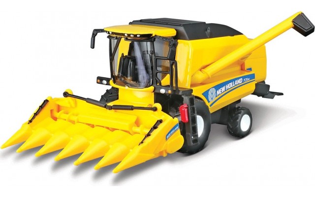 Іграшкова автомодель Bburago комбайн New Holland TC5.90 з жаткою (18-31722)