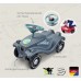 Машинка для катания BIG Bobby Car Classic Eco, серебристо-серая (56137) title=