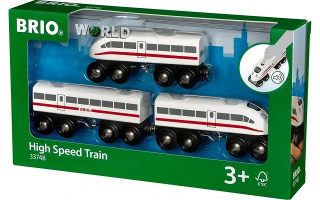 Игрушка поезд для железной дороги BRIO  High Speed Train (33748)