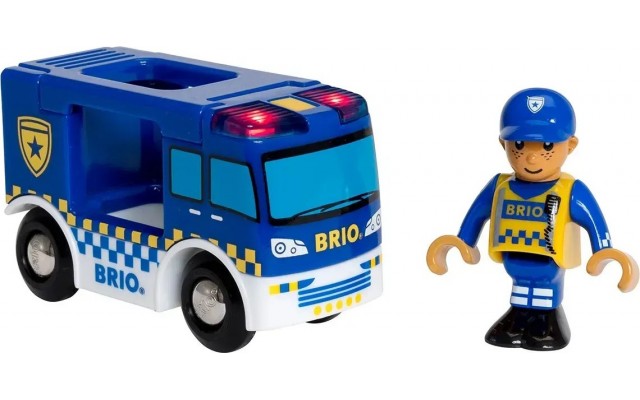 Игрушка полицейский фургон для железной дороги BRIO (33825)