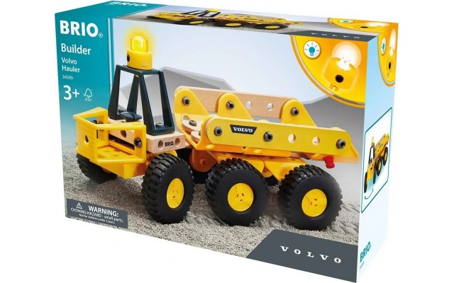 Дитячий конструктор BRIO Builder Тягач Volvo (34599)