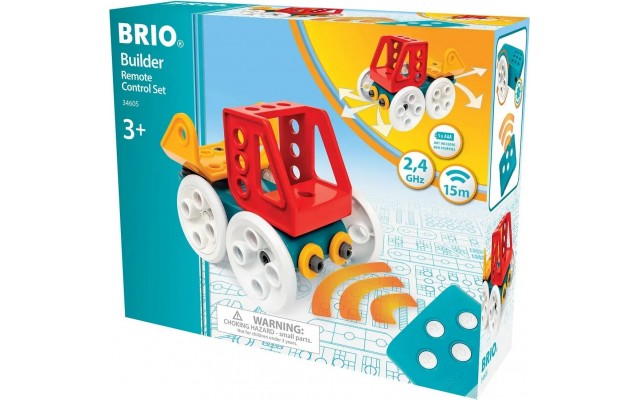 Детский конструктор BRIO Builder с радиоуправлением 27 элементов (34605)