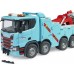 Іграшка Bruder вантажівка Scania Super 560R  евакуатор-буксирувальник з модулем світла та звуку (03553) title=