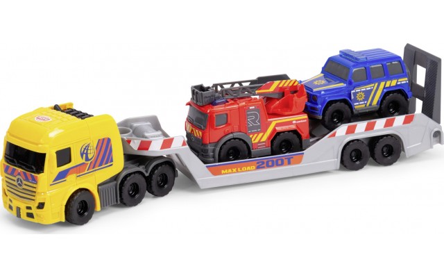 Игровой набор Dickie Toys Грузовик Мерседес со спасателями, 32 см (203715020)