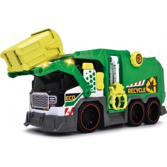 Игрушка автомобиль Dickie Toys Мусоровоз с контейнером и звуковыми эффектами, 41 см (3307001)