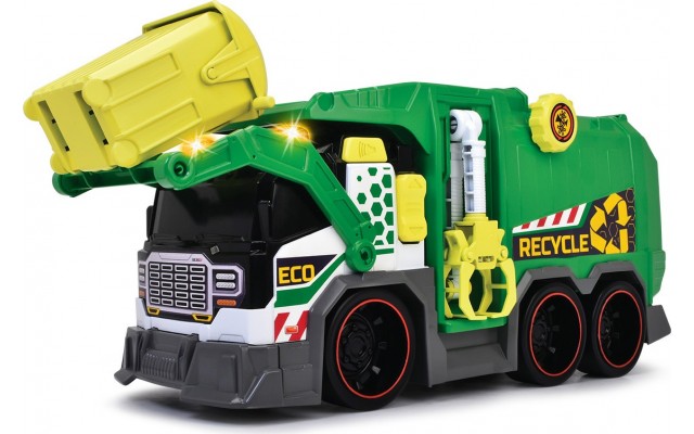 Іграшка-автомобіль Dickie Toys Сміттєвоз з контейнером та звуковими ефектами, 41 см (3307001)