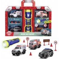 Ігровий набір Dickie Toys SOS Швидка реакція Мікро з ліхтариком та аксесуарами (3714024)