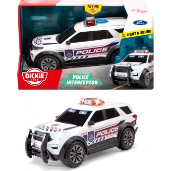 Игрушечный автомобиль Dickie Toys Полиция Форд со звуком и светом, 28 см (3714025)
