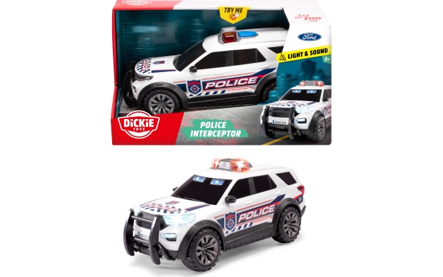 Іграшковий автомобіль Dickie Toys Поліція Форд зі звуком і світлом, 28 см (3714025)