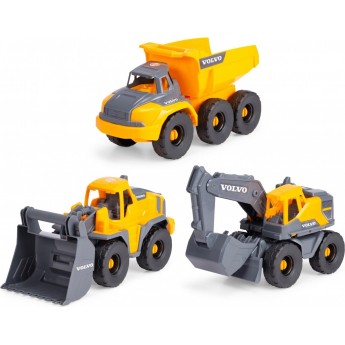 Игровой набор Dickie Toys Вольво Строительная техника, 3 машины 26 см (3725007)