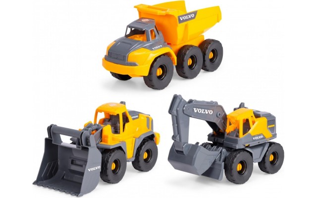 Игровой набор Dickie Toys Вольво Строительная техника, 3 машины 26 см (3725007)