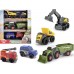Ігровий набір Dickie Toys Мікро-транспорт 5 машинок, 9 см (3742016) title=
